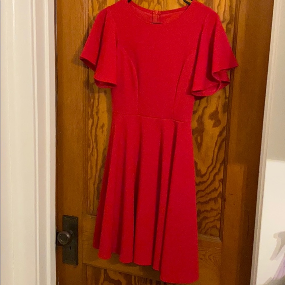 Red dress